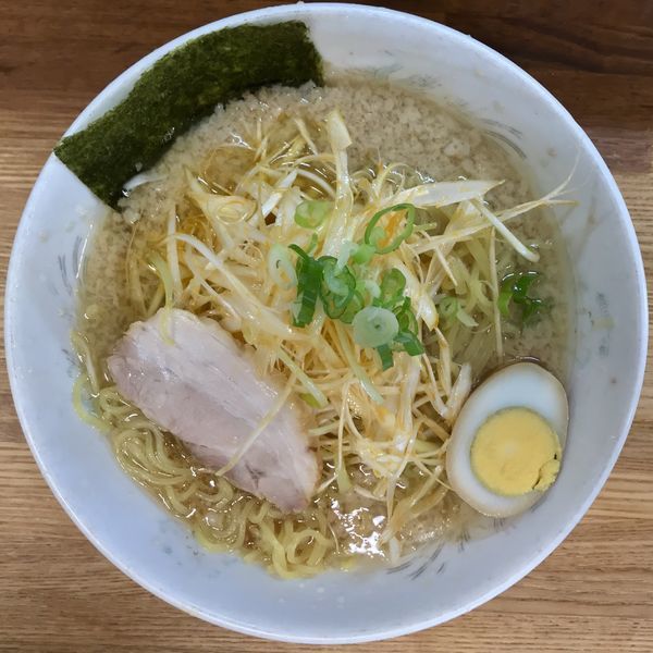 「ネギラーメン ¥800円（麺大盛無料〕」@らーめん三水の写真