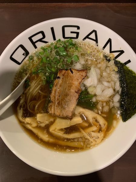 「ORIGAMIらーめん(770円)」@麺屋 ORIGAMIの写真