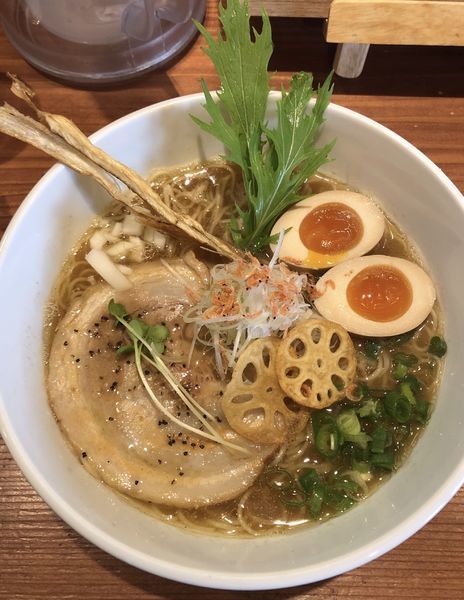 「魚だしらぁ麺780円」@ふじ門製麺の写真