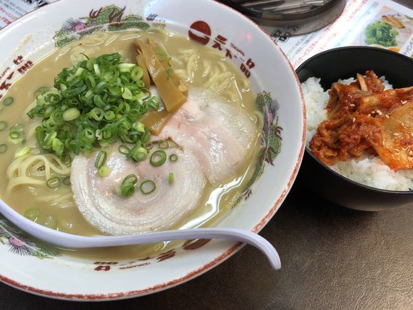 「日替わりセット麺大盛り」@天下一品 池尻店の写真
