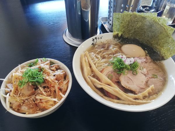 「特製煮干しらーめん大盛り」@中華そば 秋山の写真