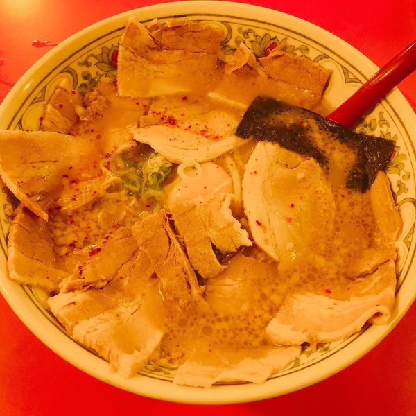 「肉そば(昭和の醤油豚骨)」@博多ラーメン どんたく 本店の写真