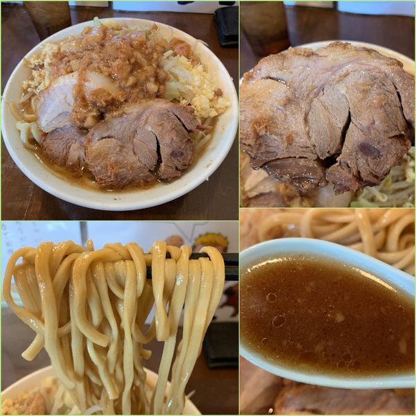 「小ラーメン¥800+ショウガ¥50（ニンニク増し・アブラ）」@麺屋 歩夢の写真