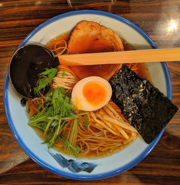 「柚子醤油らーめん 1,080円」@AFURI 三軒茶屋店の写真