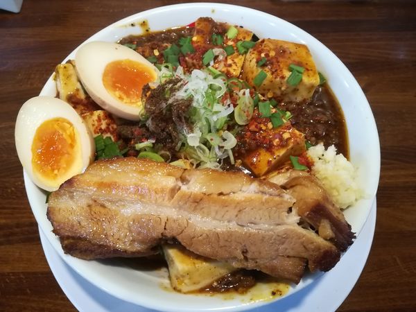 「男気麻婆シビカラDX（大盛）」@まるはち 春日井店の写真