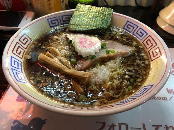 「昭和中華そば￥750」@ラーメン246亭の写真