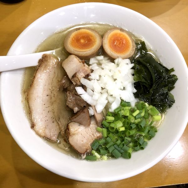 「【気まぐれ限定】塩煮干そば」@麺屋 扇 SENの写真