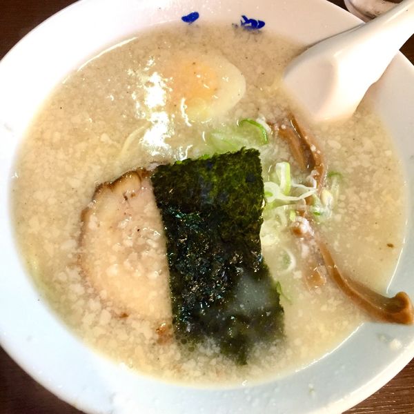 「楽らーめん 脂少なめ　690」@蔵前元楽 総本店の写真