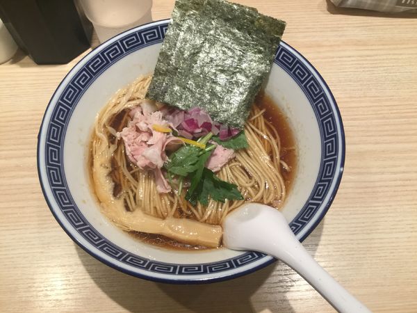 「あご煮干しそば(¥930)」@中華そば 竹むらの写真