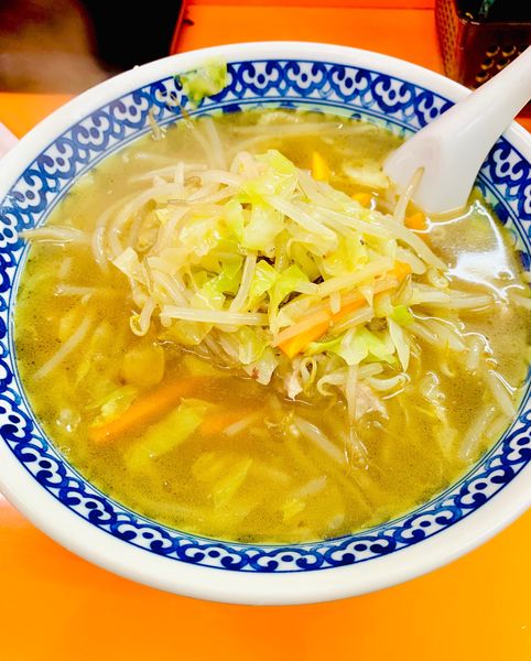 「Bセット(タンメン+半ライス+半餃子)」@中華料理 代一元 上北沢店の写真