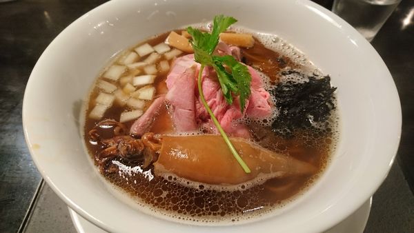 「【夜】限定：烏賊煮干しラーメン」@KaneKitchen Noodlesの写真