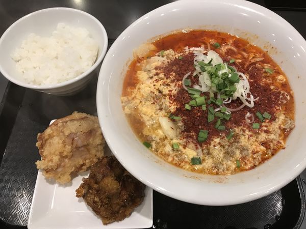 「バルトロタンタンメン唐揚げセット」@バルトロタンタンメンSHIZUKUの写真