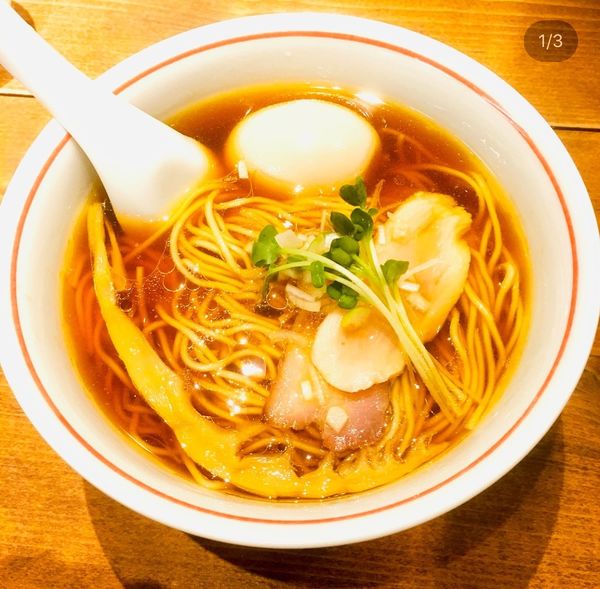 「特性軍鶏そば」@麺尊 RAGEの写真