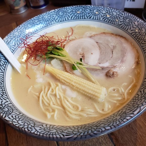 「らーめん(¥780)」@麺Dining 比内地鶏白湯らーめん 志道の写真