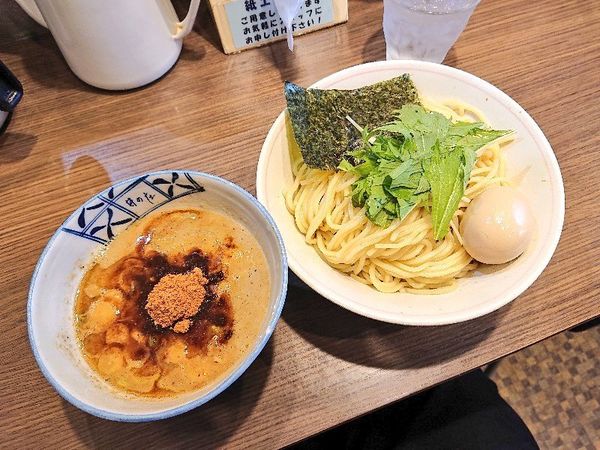 「鶏と魚介の濃厚つけ麺味玉のせ」@INOSHOWの写真