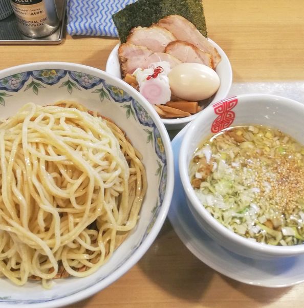 「特製粟国の塩つけそば」@中華そば 多賀野の写真