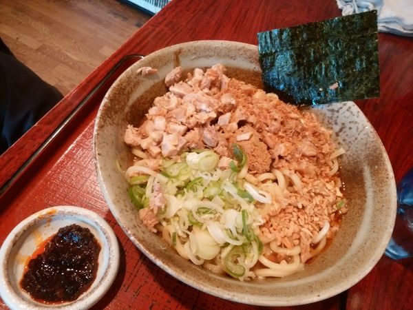 「旨味噌ポン酢まぜそば」@食処 渓の写真