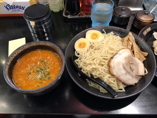 「ピリ辛ゴマつけ麺」@北海道らーめん 味源 立川北口店の写真