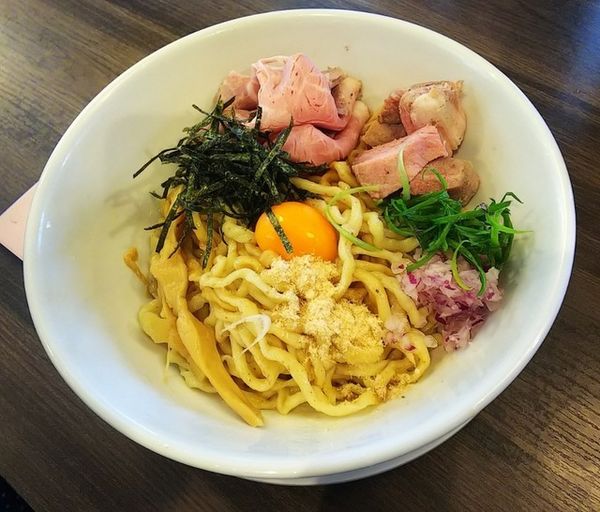 「油そば750円」@自家製麺 鶏冠の写真