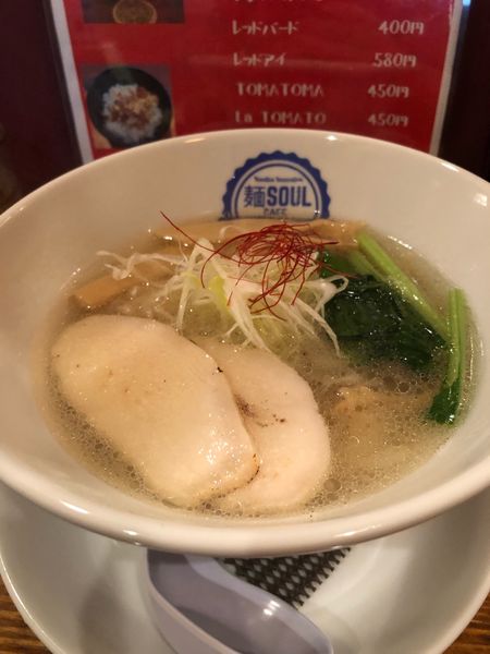 「塩ラーメン」@麺SOUL CAFEの写真