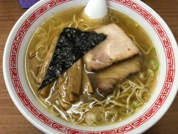 「塩中華そば　650円」@中華そば・つけめん 甲斐 高円寺店の写真