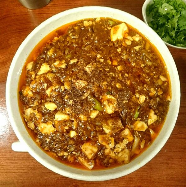 「麻婆麺(普辛) パクチー」@SHIBIRE NOODLES 蝋燭屋の写真