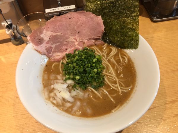「濃厚海老煮干そば 850円」@麺屋 まほろ芭の写真