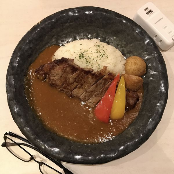 「サーロインステーキカレー」@ラ・トックの写真