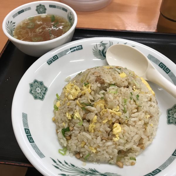 「チャーハン（￥460）」@日高屋 蒲田南口店の写真