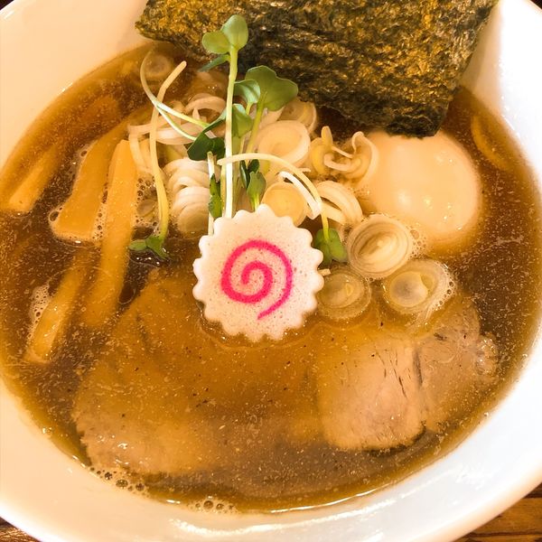 「味玉中華そば ¥800」@中華そば つけめん まるこうの写真