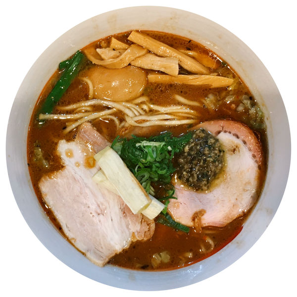 「☆らーめん味噌に味玉☆」@川の先の上の写真