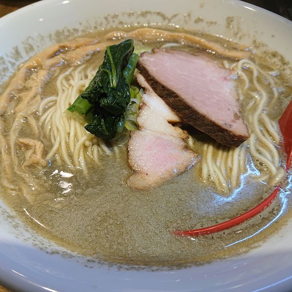 「純ニボシラーメン800円、和え玉200円」@中華そばや 和凡の写真