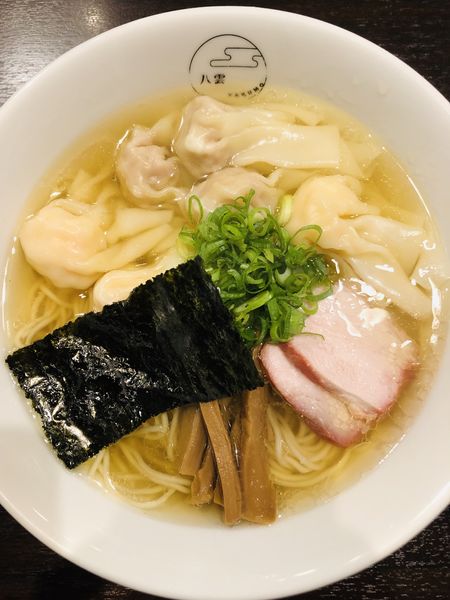 「特製ワンタン麺(白だし) 1100円」@八雲の写真