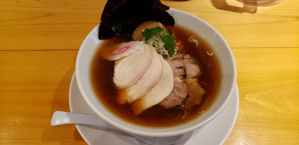 「特製大山鶏中華そば」@麺屋 薫風の写真