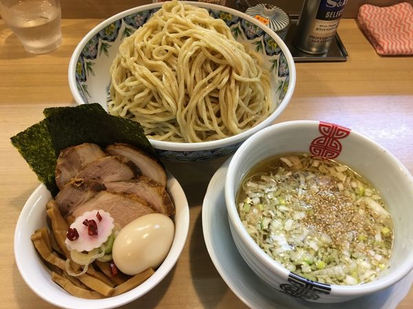 「特製粟国の塩つけそば(麺大盛り)」@中華そば 多賀野の写真