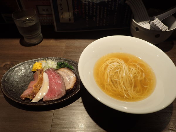 「４周年記念限定　山形地鶏とキジーン３号」@つけ麺 一燈の写真