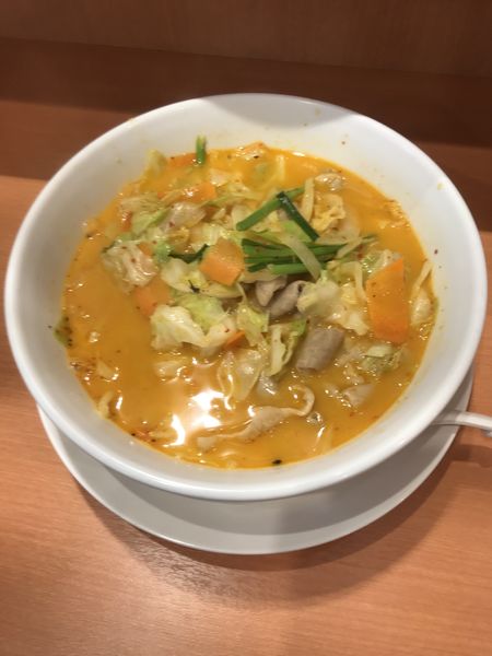 「大モツ野菜ラーメン」@日高屋 アピタ戸塚店の写真
