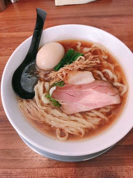 「味玉醤油らーめん」@純手打ち だるまの写真