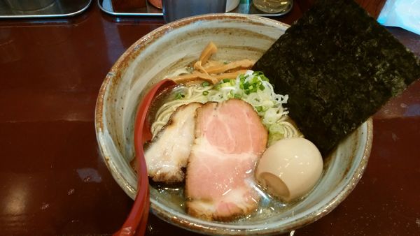 「味玉塩煮干しそば¥900-」@麺屋 照の坊の写真