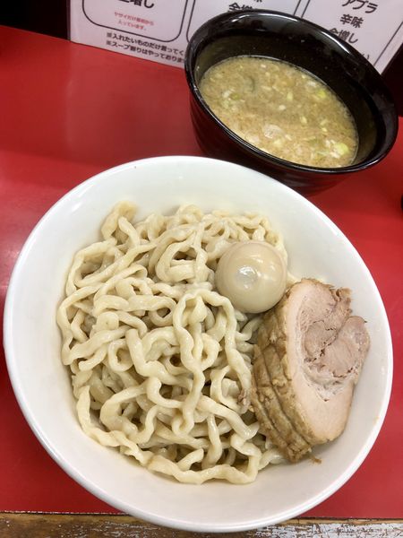 「【限定】背あぶら鶏白湯つけ麺 大 ￥950」@ラーメン一心の写真