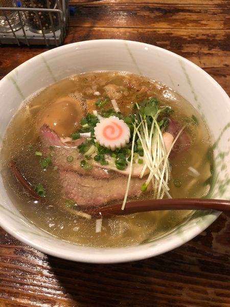 「塩らーめん 味付玉子入り」@G麺7の写真