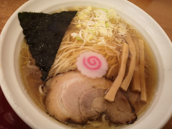 「正油らーめん(大盛り)」@らーめん我礫の写真