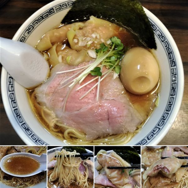 「ワンタンメン　950円」@稲荷屋の写真