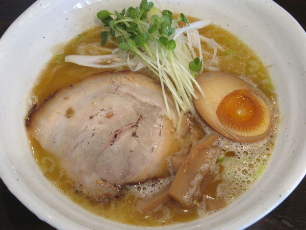 「海老鶏白湯ラーメン（800円）」@麺処GAKUの写真