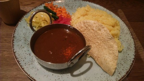 「1種カリープレート 864円」@Time is Curry シャポー市川店の写真