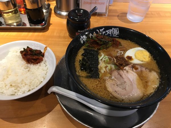 「嵐げんこつらあめん」@らあめん花月嵐 東高円寺店の写真