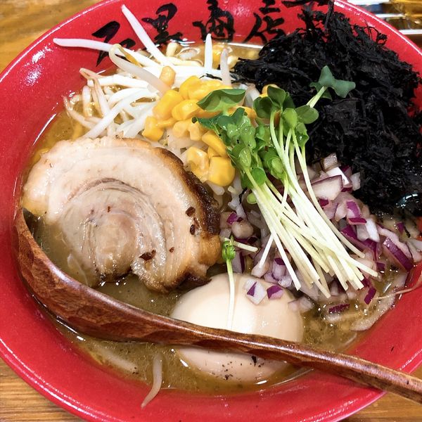 「濃厚蟹みそらーめん ¥880＋味玉 ¥100」@濃厚蟹みそラーメン 石黒商店の写真