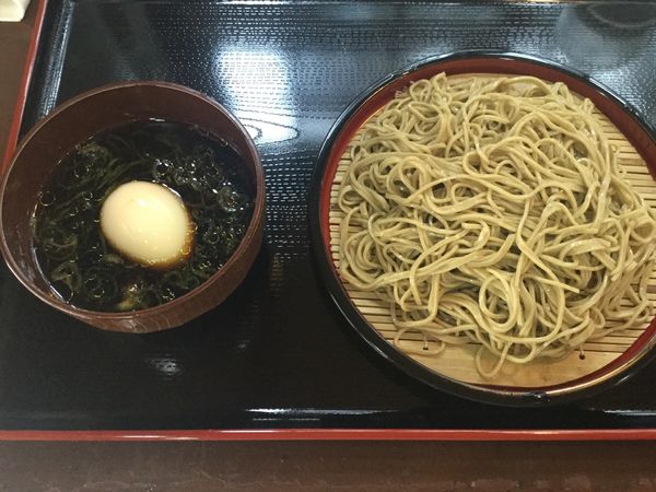 「ネギ玉蕎麦・並盛り(¥600)」@十割蕎麦 韃靼 穂のかの写真