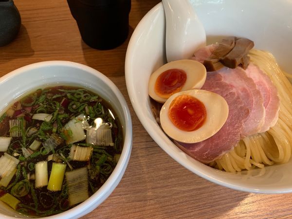 「特製つけ麺」@鶏そば 煮干そば 花山の写真