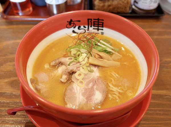 「えびそば味噌…860円」@味噌ラーメン あら陣 総本店の写真